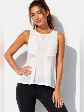 Zobha Women's Activewear Everest Singlet Hi-lo Tank Top